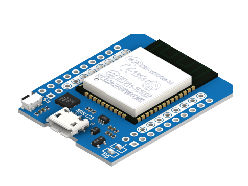 144-电路板PCB-Wemos ESP32 D1 Mini 微控制器  STEP