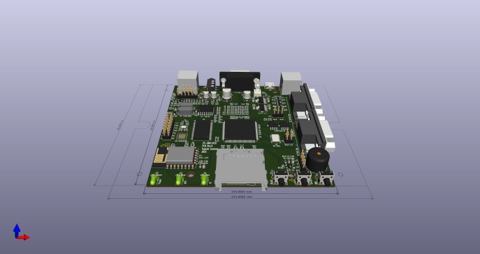 150-电路板PCB-ZX-UNO PCB rev.A（ZX-Uno 项目的 10x10cm PCB 变体）  STEP