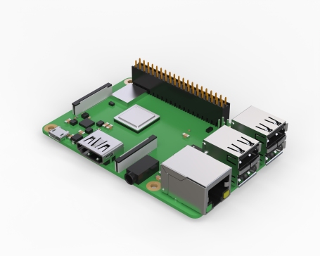109-电路板PCB-RASPBERRY PI 3 + 母头     SW   STEP