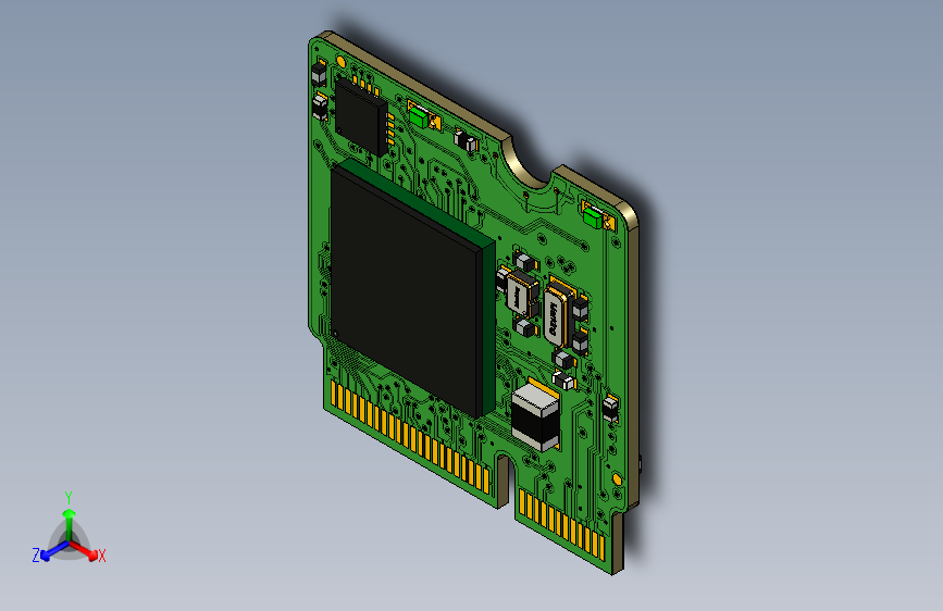 125-电路板PCB-SparkFun MicroMod Teensy 处理器  STEP