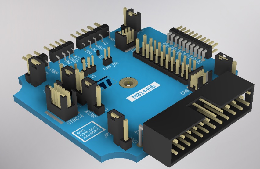 131-电路板PCB-STMB1440B微控制器   IPT