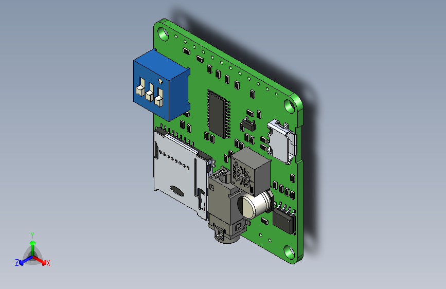 132-电路板PCB-SV5W arduino 音效板  STEP