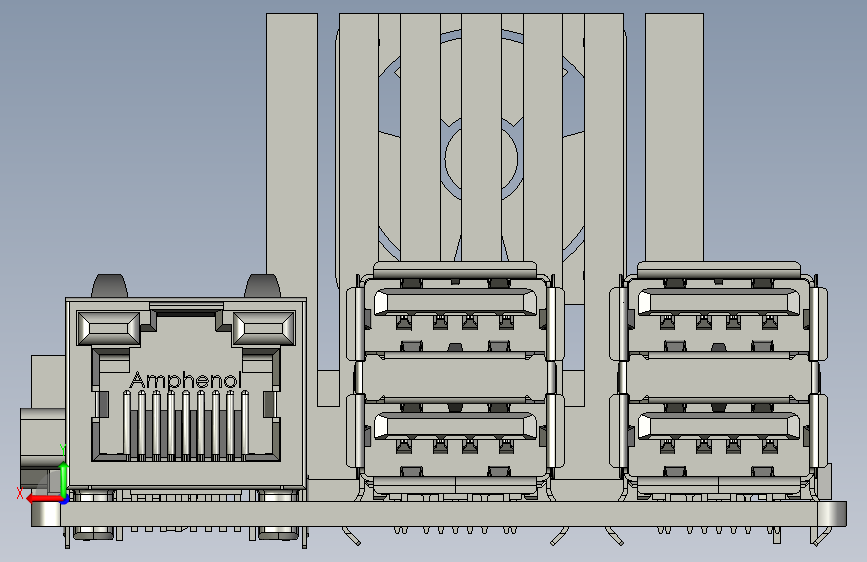153-电路板PCB-主板 Asus Tinker Board 2_2G STEP 背面视图