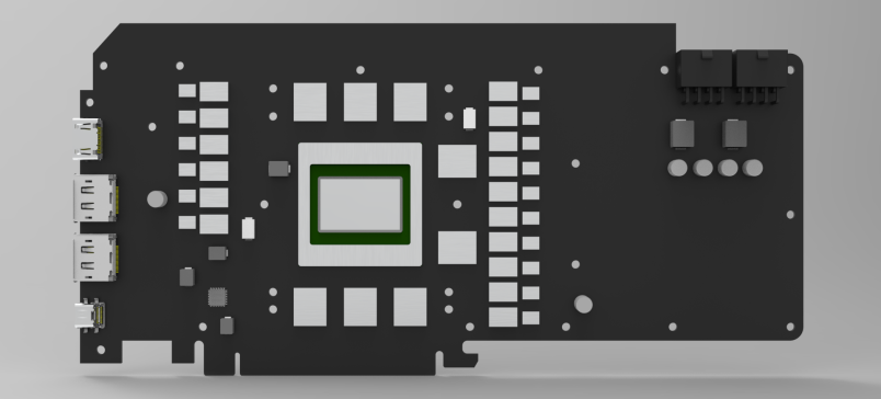162-电路板PCB-华硕 TUF 6900 XT PCB  STEP