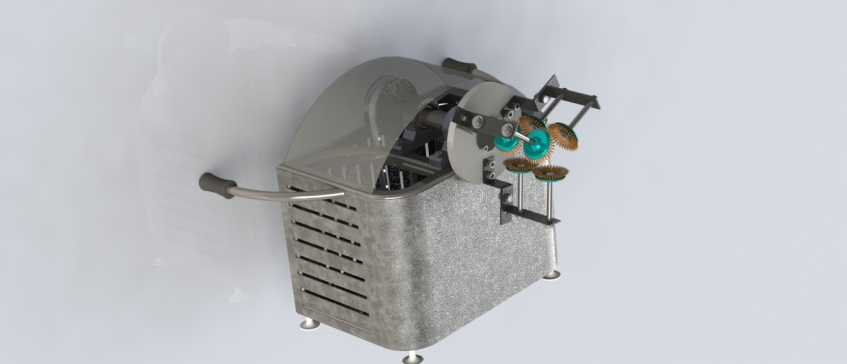 管道清洁机3D模型图纸 Solidworks设计