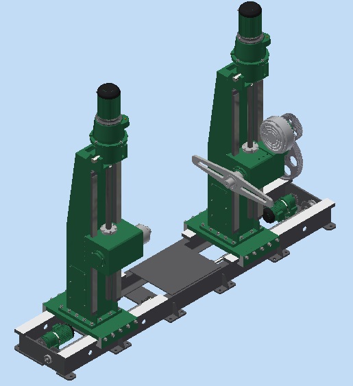 绕线送料设备模型