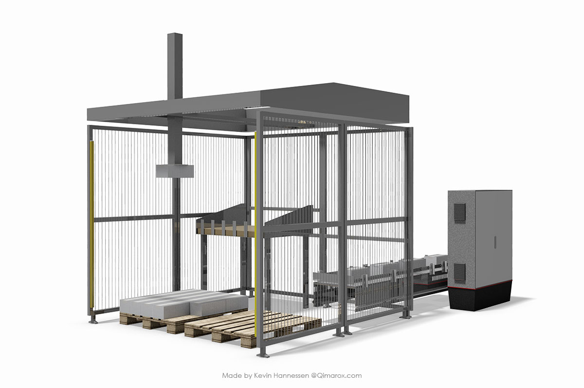 码垛机器人设备模型