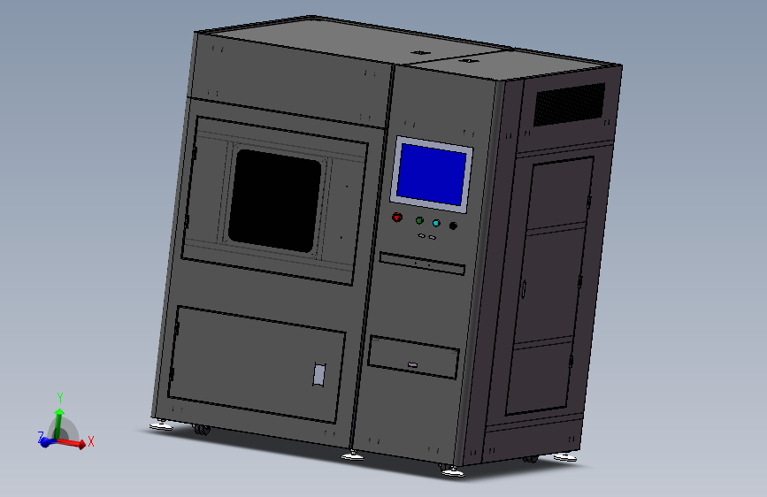 光固化3d打印机钣金加工三维图