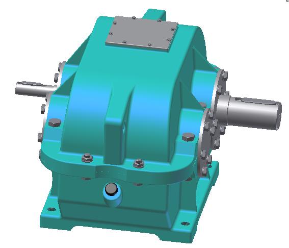 28普通一级斜齿轮减速器3+INVENTOR