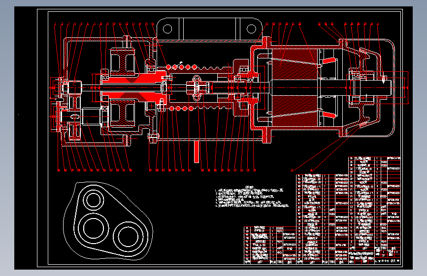 18-钢丝绳电动葫芦起升用减速器设计（CAD+毕设）
