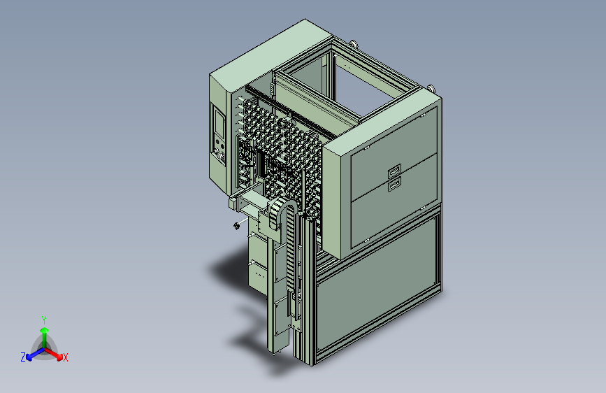 板材堆垛机3D