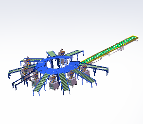 牧西九出胶合设备生产线