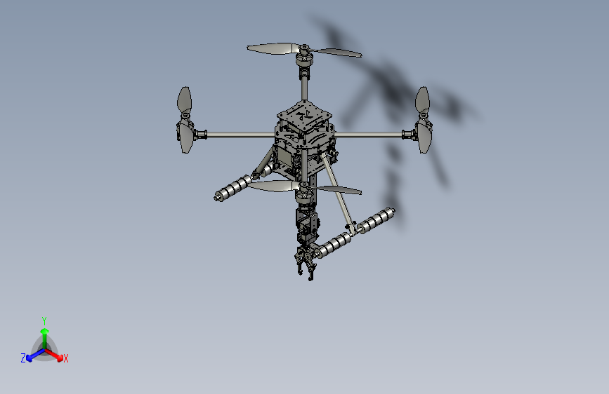 机械臂四轴无人机