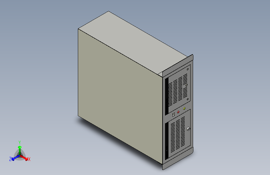 工控机箱主体_stp