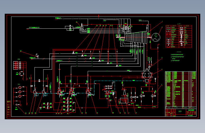 50MW汽轮机图纸