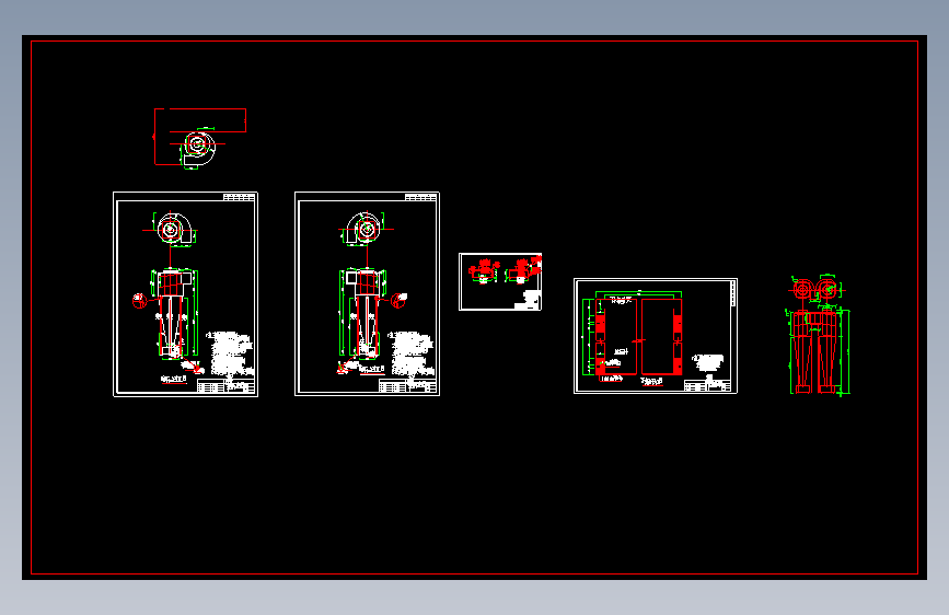 旋风除尘器加工图纸
