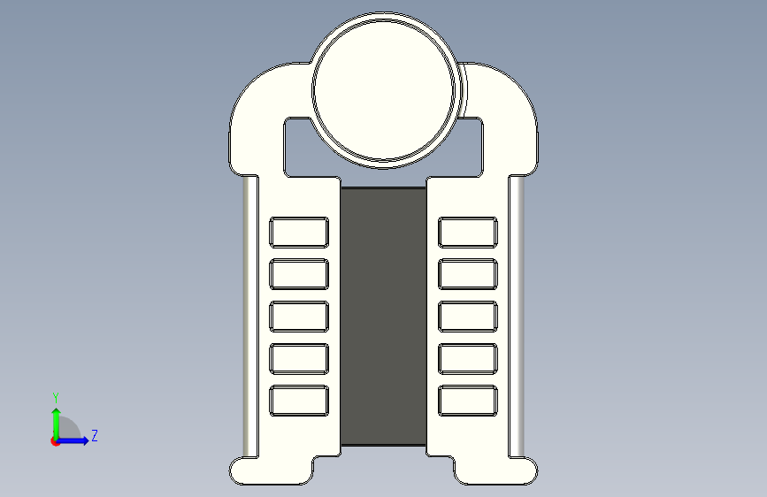 体育训练器(体育教学) 左侧视图