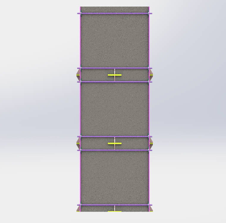 混泥土浇筑模具B版模型