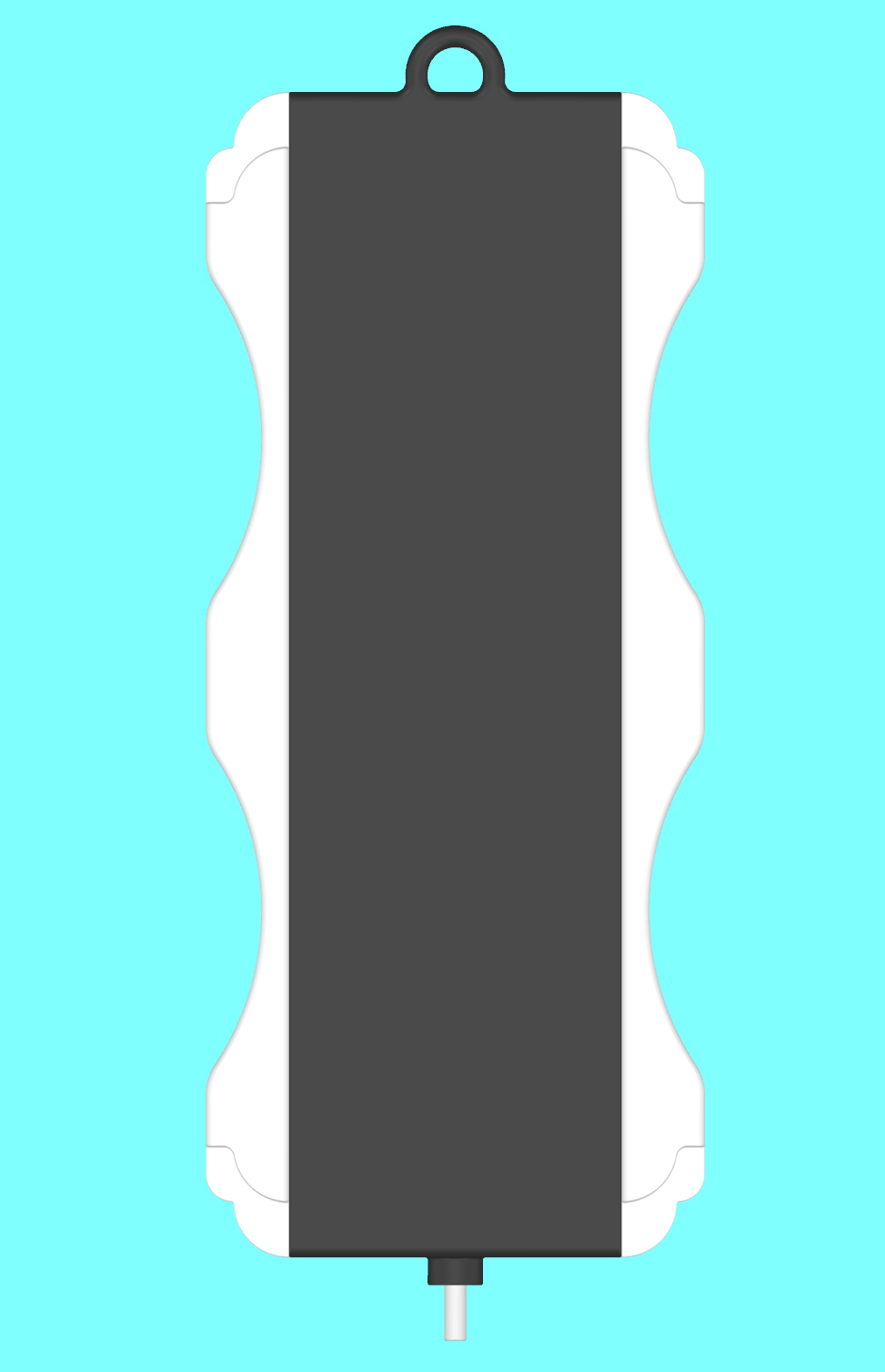 插排 背面视图