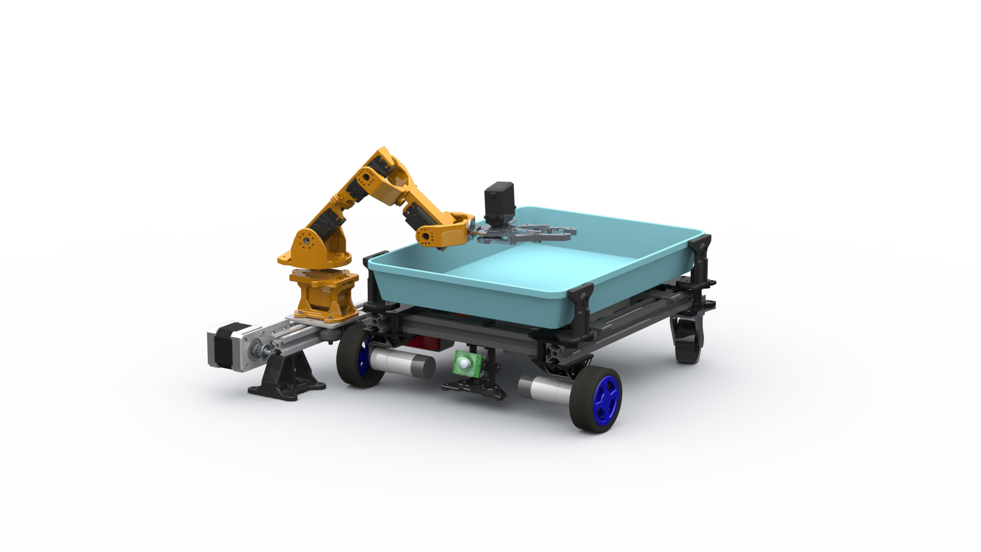 机械臂小车3D图纸+STEP格式