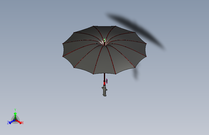 雨伞 油纸伞sl_st-umbrella-in-progress-1 1 STP IGS