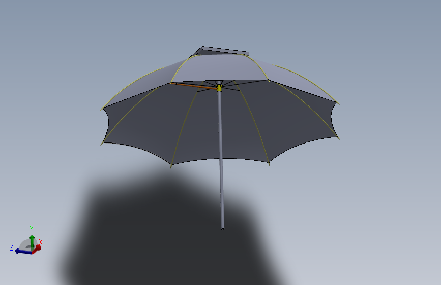 雨伞 油纸伞umbrella-with-solar-panel-1 1 STP IGS SW