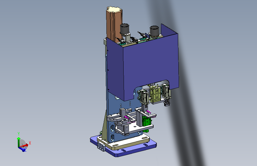 组装HSG机构设备（凸轮机械手机构）3D数模图纸 Solidworks设计附STP格式