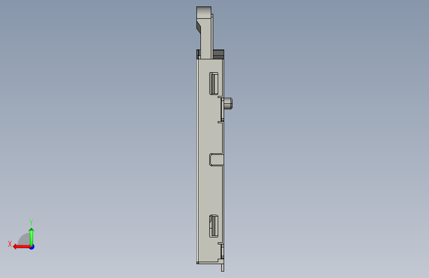 10-SD卡插槽 micreo存储卡 micro-sd-slot-with-sd-card 2 STP 背面视图