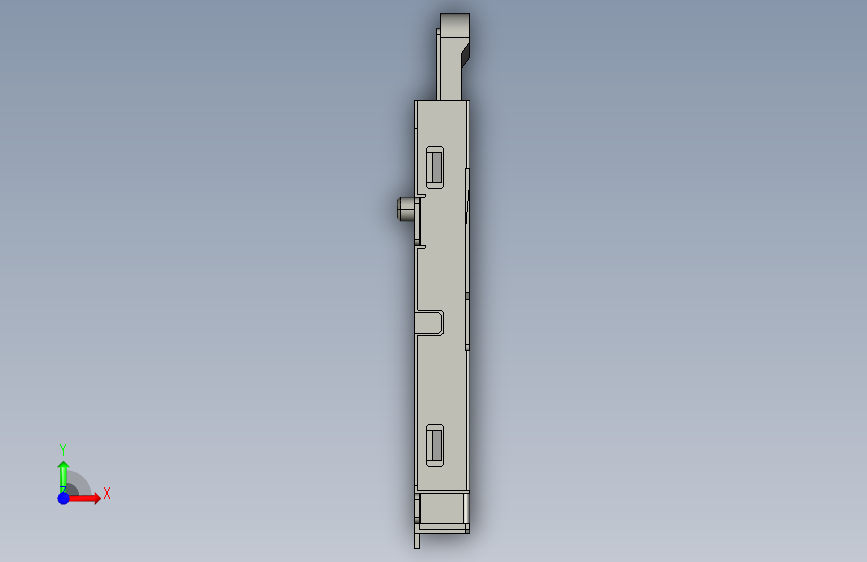 10-SD卡插槽 micreo存储卡 micro-sd-slot-with-sd-card 2 STP 正面视图