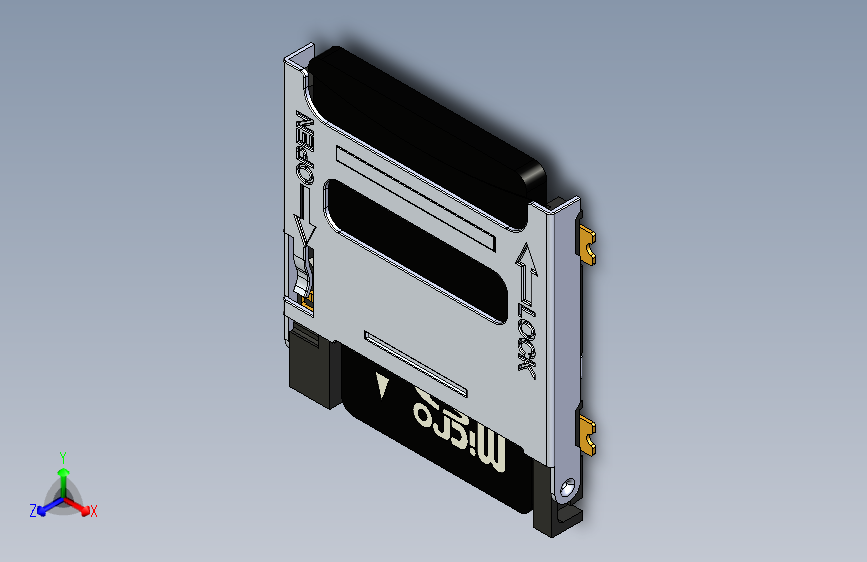 08-SD卡插槽 micreo存储卡 microsd-socket-hinge-type-1 5 STP
