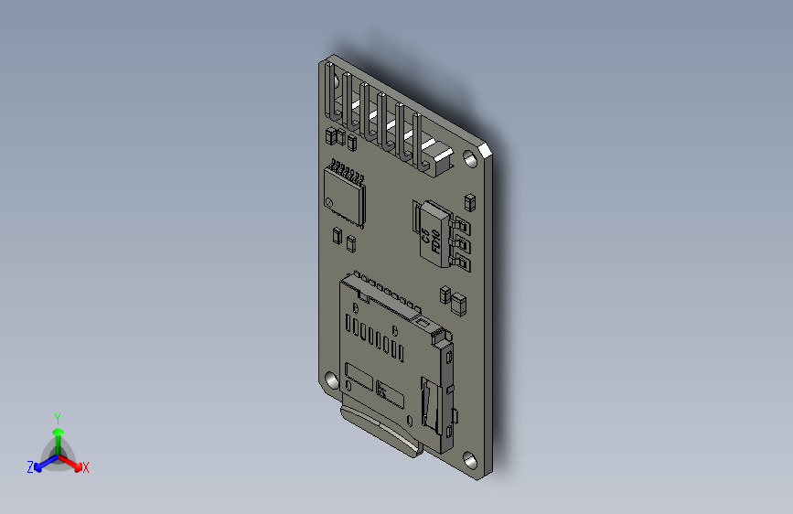 01-SD卡插槽 micreo存储卡 tf-micro-sd-card-memory-modul-arduino-1 3 STP