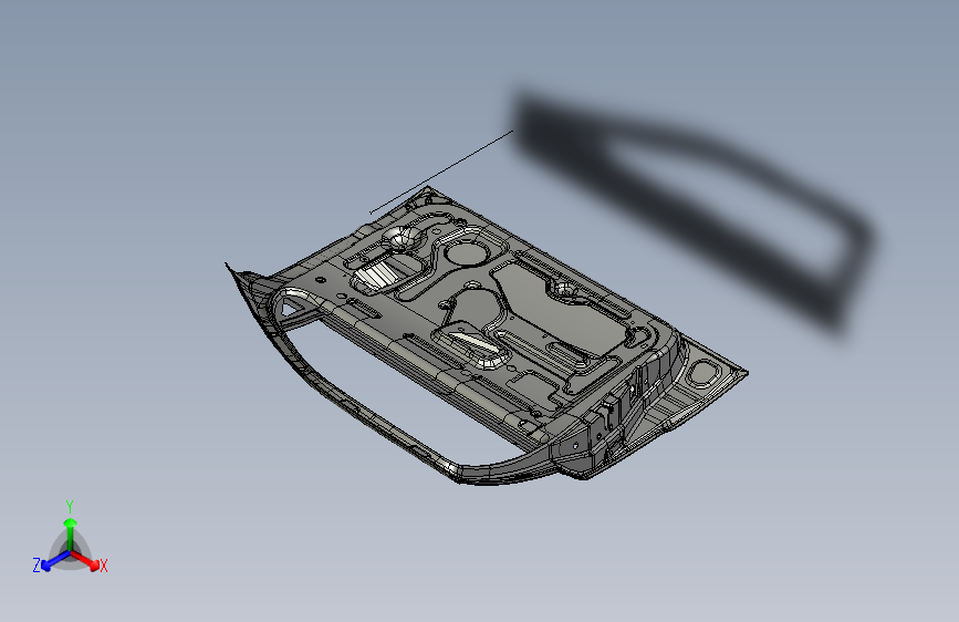 11-车门 公交车门 car-front-door-1 3 STP