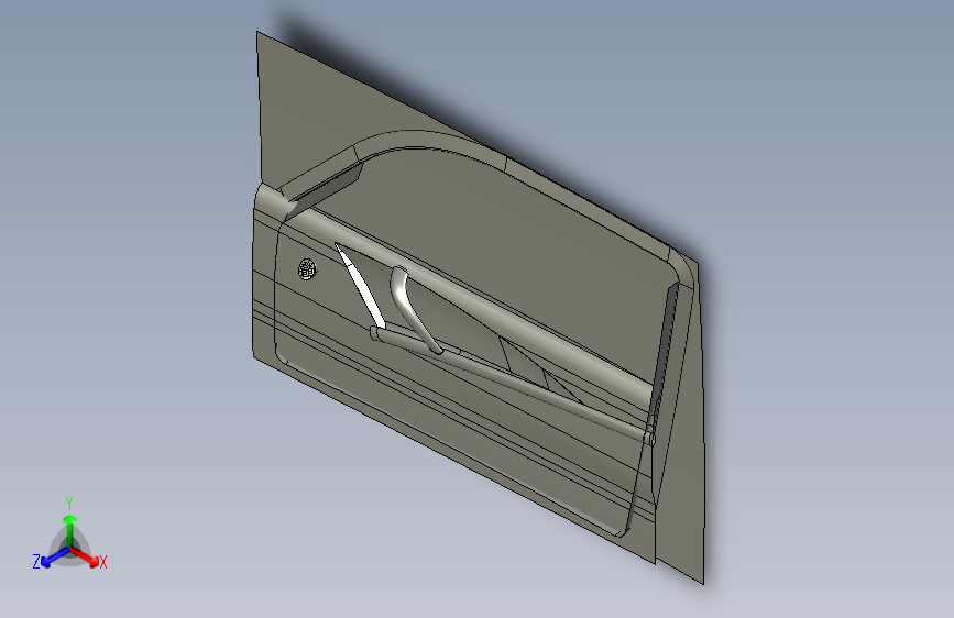 07-车门 公交车门 car-door-4 1 STP IGS