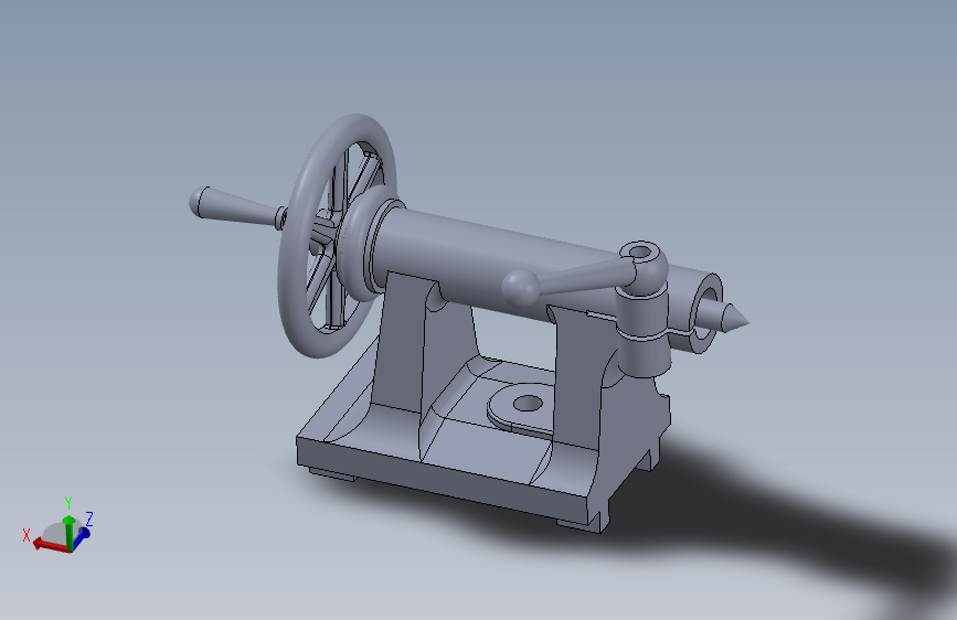 38-车床尾座支撑固定 lathe-tail-stock-6 2 SW