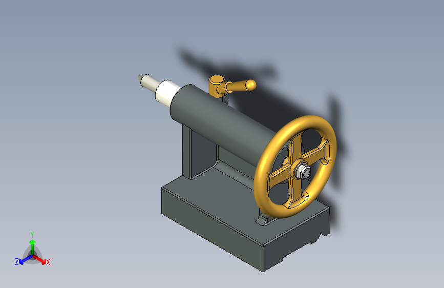 33-车床尾座支撑固定 lathe-tail-stock-15 2 INV