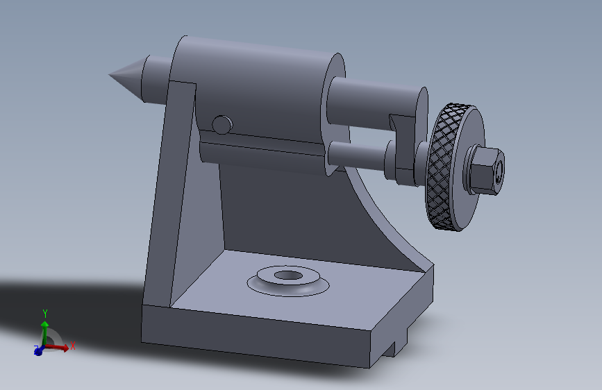 29-车床尾座支撑固定 milling-machine-tail-stock--1 STP STL