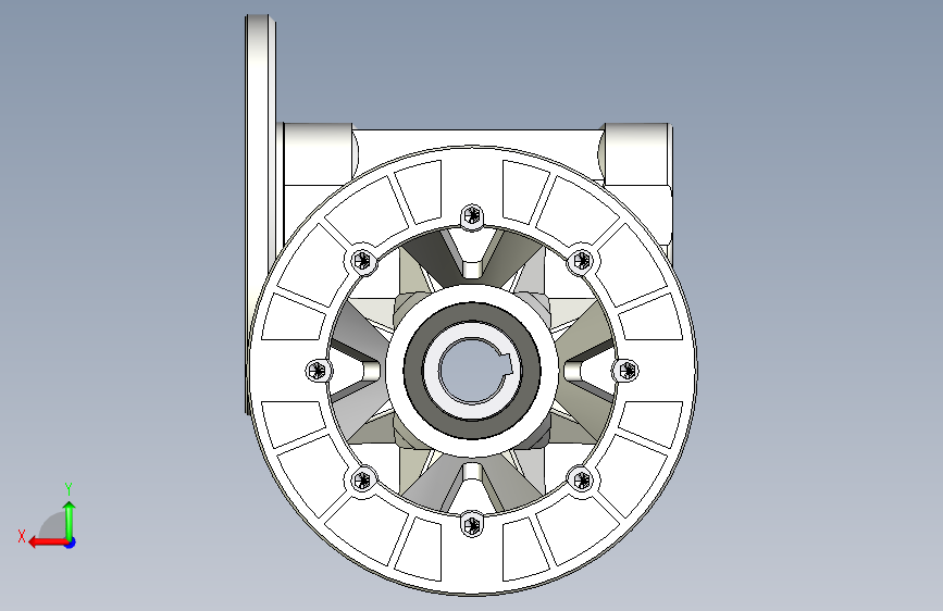gearbox-mvf63-f-变速箱 背面视图