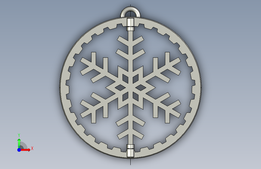 17-雪花 STP IGS STL_STEP_模型图纸下载 – 懒石网