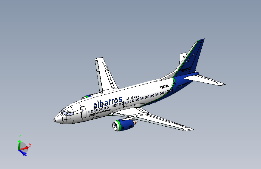 B737-500波音客机