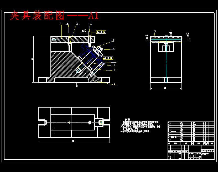 法兰盘84003的钻Φ3孔夹具设计及加工工艺装备含非标9张CAD图