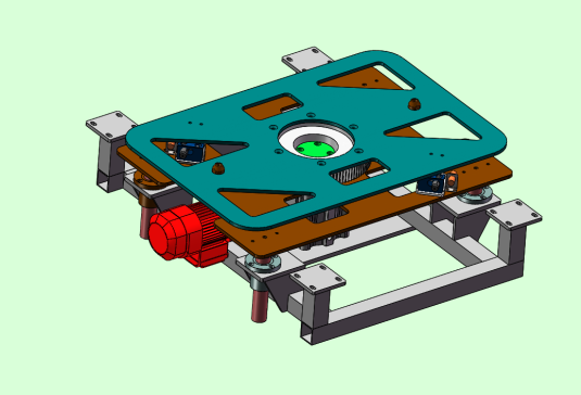 顶升机构3D数模图纸+Solidworks设计