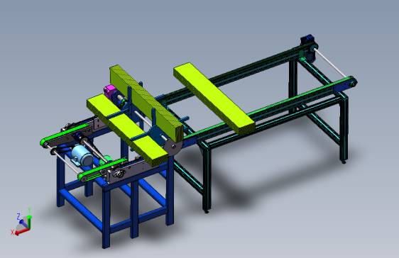 地板拆剁机3D数模图纸+Solidworks设计