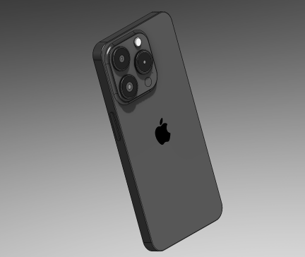 iPhone+15+Pro苹果手机模型3D