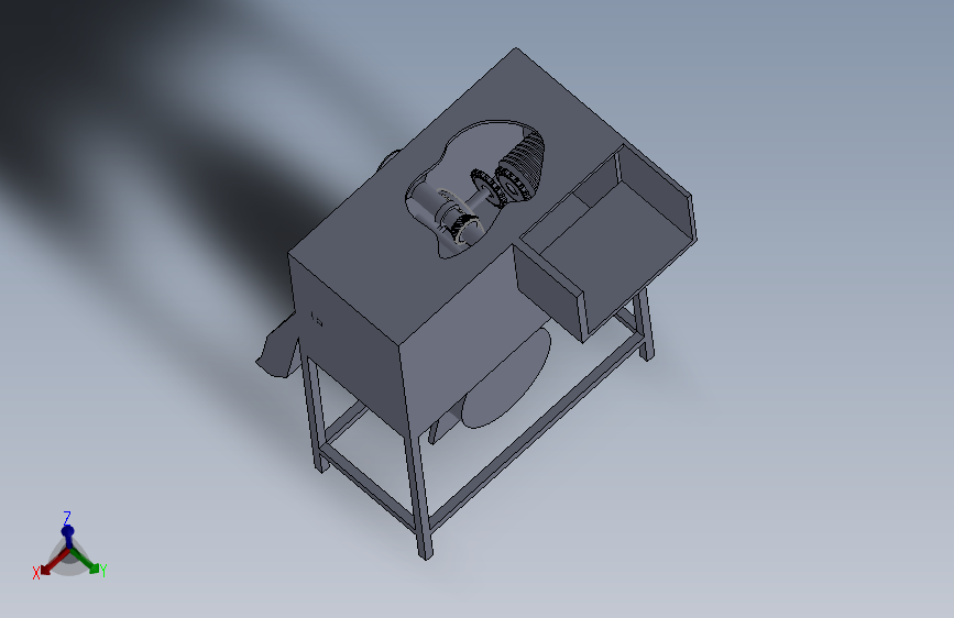 E1508-秸秆粉碎机结构设计三维SW2010带参+CAD+说明书