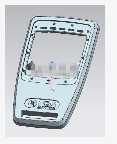 E1518-行车遥控器上盖注塑模具三维UG10.0带参+CAD+说明书