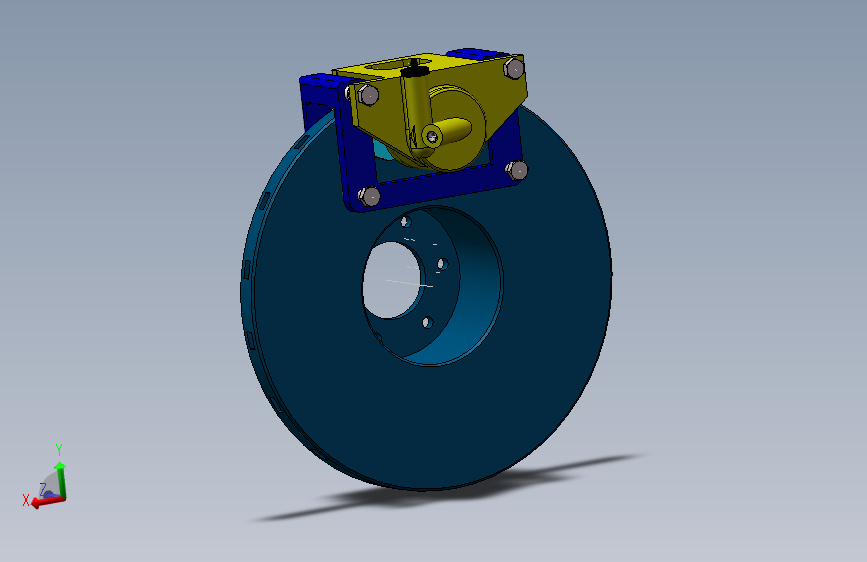 D1370-某轿车制动器的设计三维SW2012带参+CAD+说明书