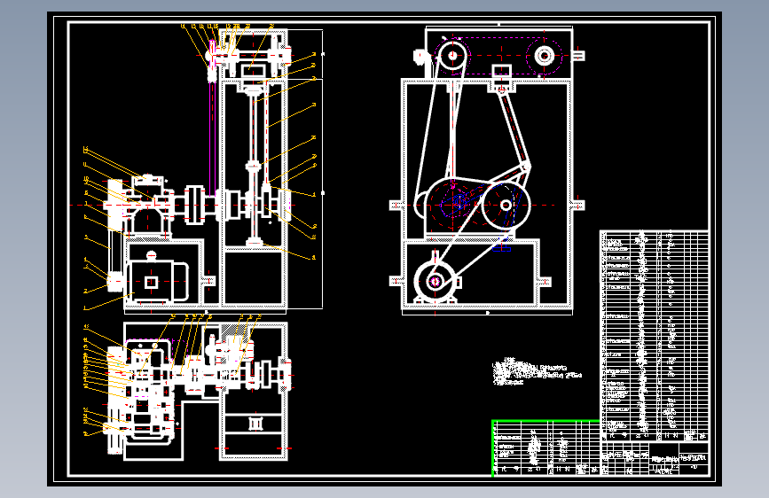 D1414-半自动平压模切机设计+CAD+说明书==82963=250