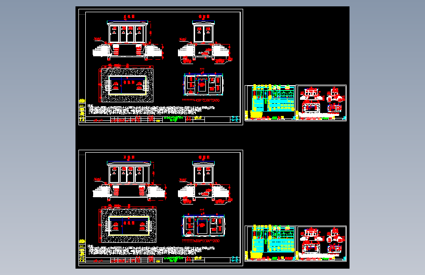 Z2062-800KVA箱变及1000KVA箱变CAD图纸==812050=60