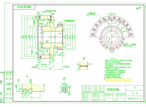Z2074-F35 35_70环形防喷器CAD图纸==564313=200