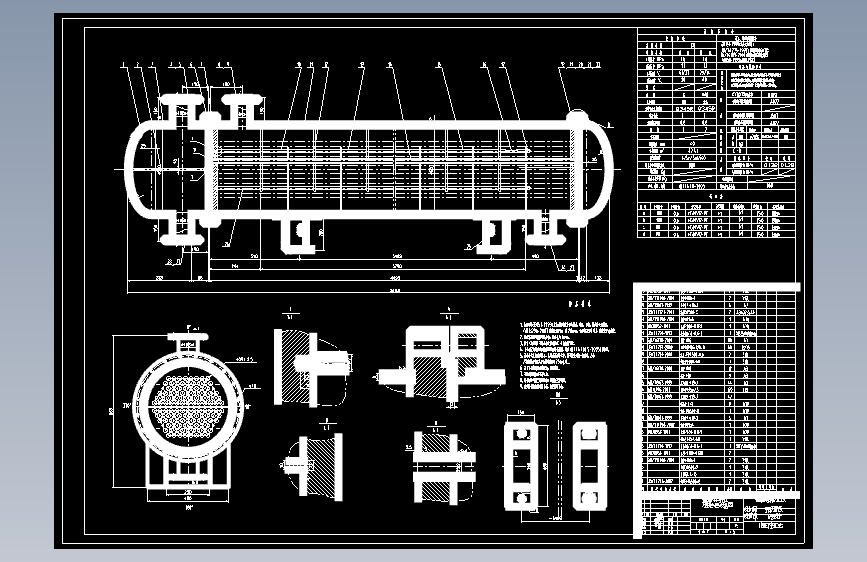 Z2139-列管式换热器设计CAD CAD图纸==603011=50